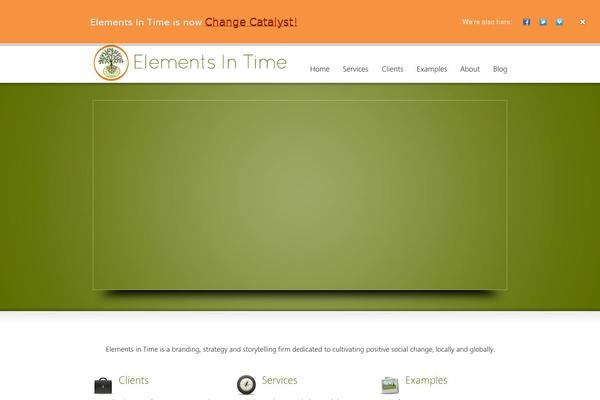 Minimal Grid theme site design template sample