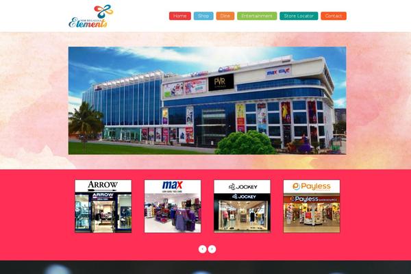 Mall theme site design template sample
