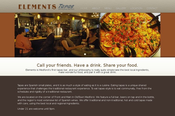 elementsmedford.com site used Gourmet