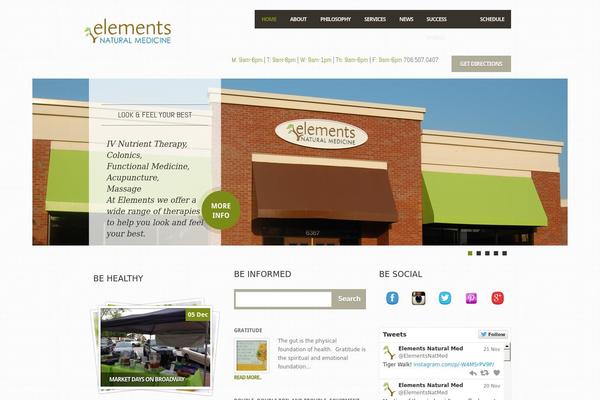 Feast theme site design template sample