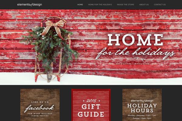 Amber theme site design template sample