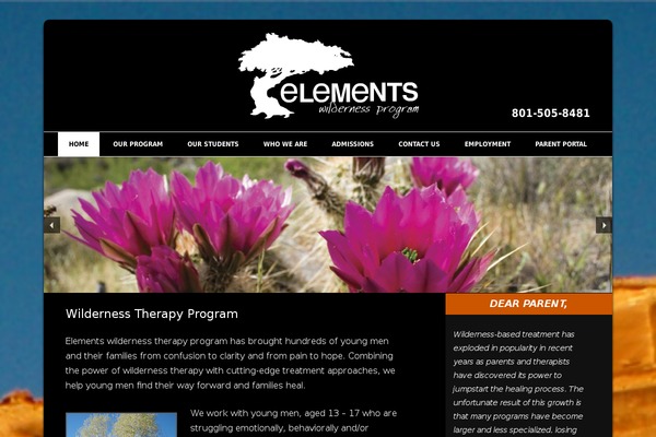 elementswilderness.com site used Route-child