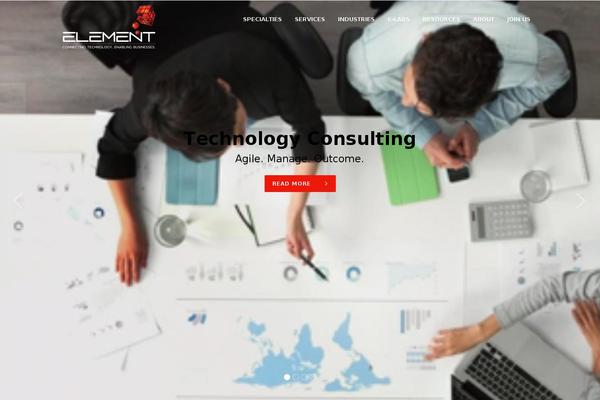 Elision theme site design template sample