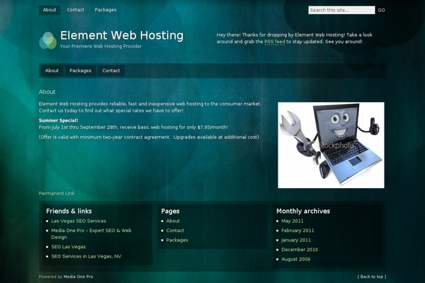 Motion theme site design template sample