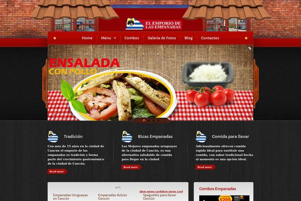 Bordeaux theme site design template sample