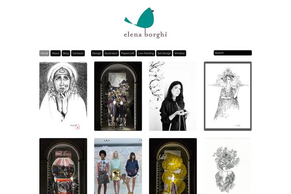 Grid Theme Responsive theme site design template sample