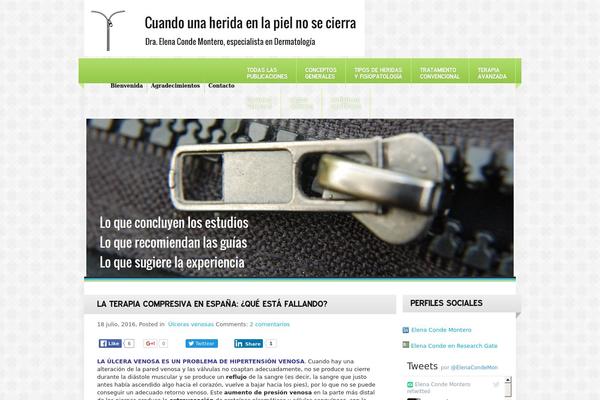 Healthcare theme site design template sample