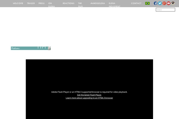 Elena theme site design template sample