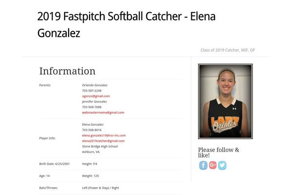 elenagonzalez.com site used Hellish Simplicity