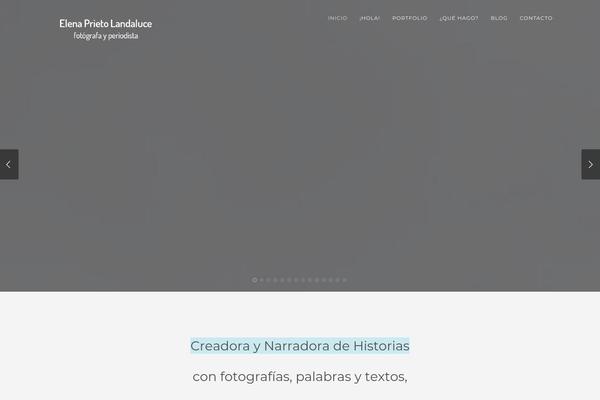 The Story Child theme site design template sample