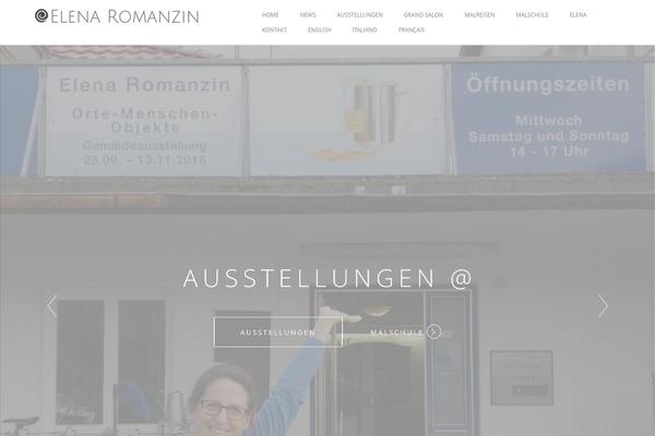 Visia theme site design template sample