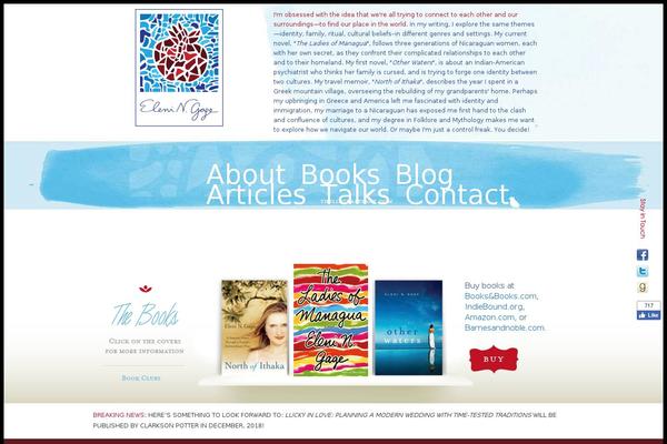 Landscape theme site design template sample