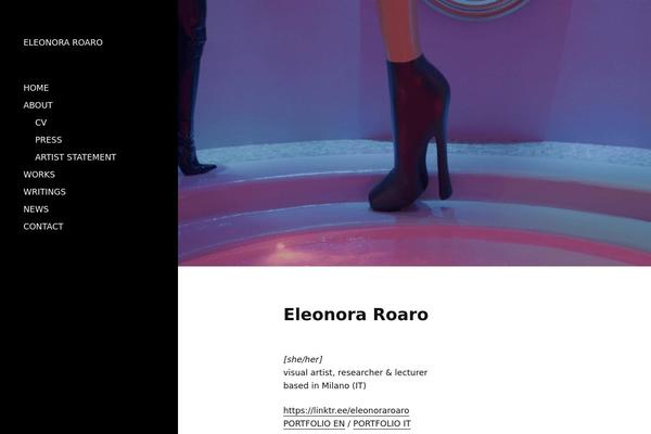eleonoraroaro.com site used McLuhan
