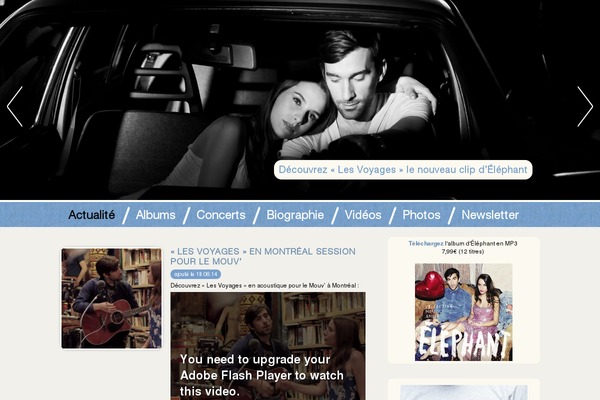 Elephant theme site design template sample