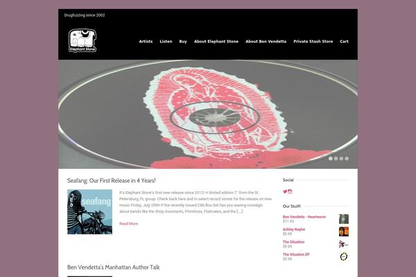 Gather theme site design template sample
