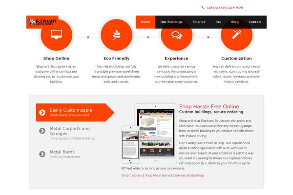 Dart theme site design template sample