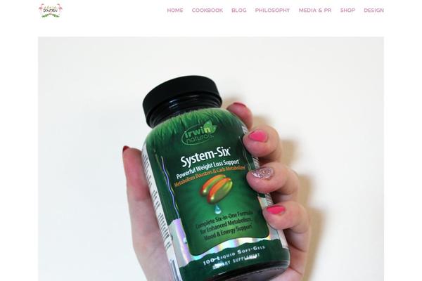 Lifestyle theme site design template sample