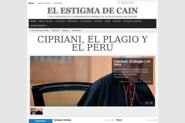 City Desk theme site design template sample