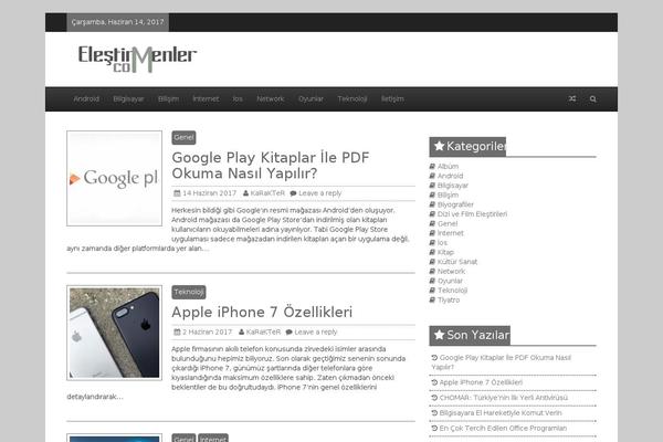 Creative Blog theme site design template sample