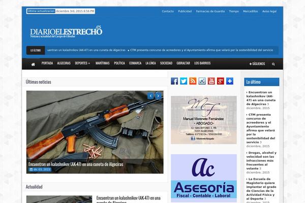 News-jack theme site design template sample