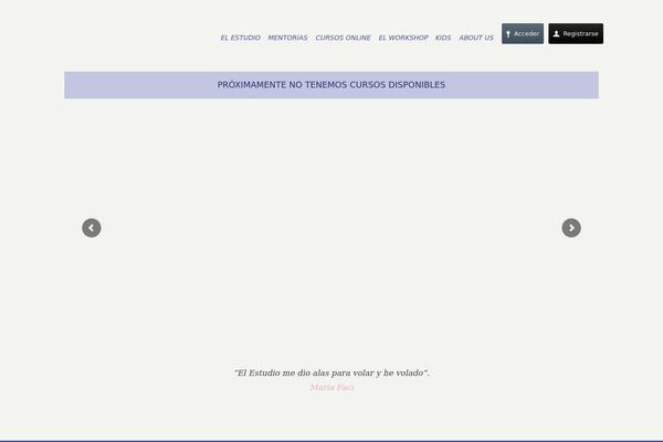 Academy theme site design template sample