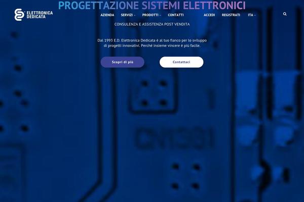 Incubator theme site design template sample