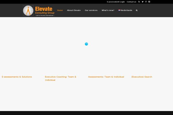 Elevate theme site design template sample