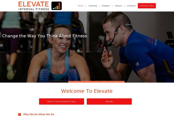 elevateintervalfitness.com site used Nikthedesigner
