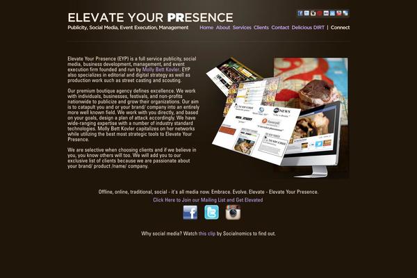 elevateyourpresence.com site used Blue-zinfandel