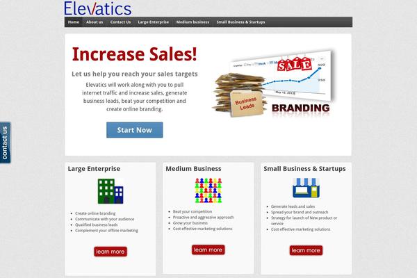 elevatics.com site used Responsive.1.3.3
