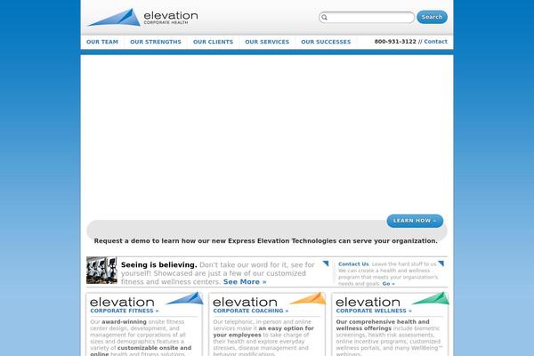 elevationcorporatehealth.com site used Elevation
