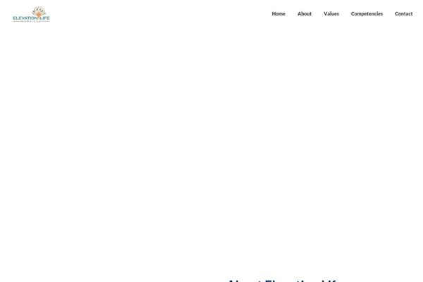 Site using Elementor plugin