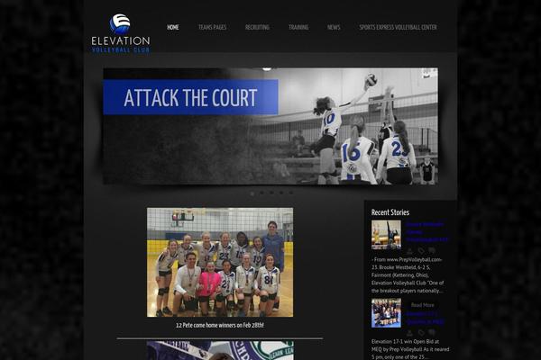 elevationvolleyball.com site used Cadenza