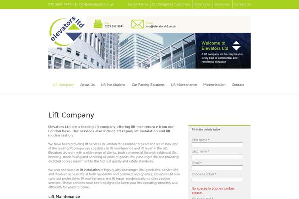 Site using Easy Contact Forms plugin