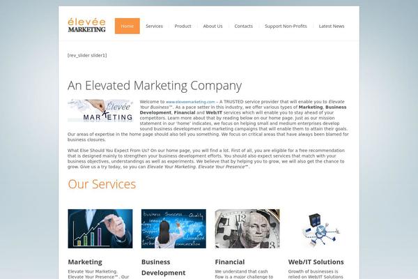 Halsey theme site design template sample