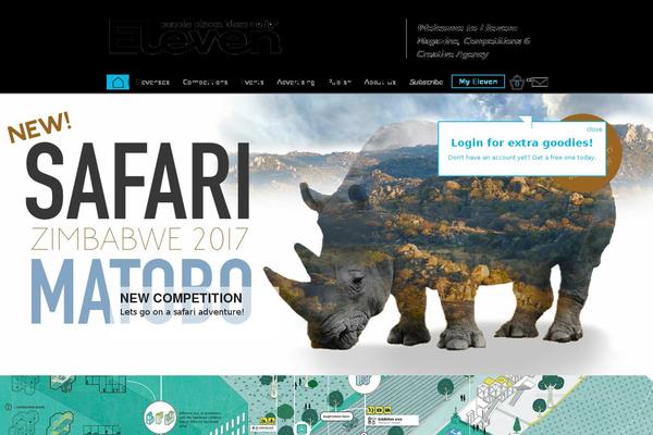 15Zine theme site design template sample