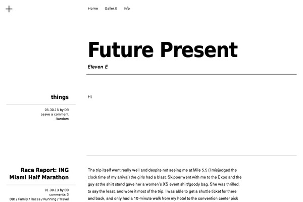 Cocoa theme site design template sample