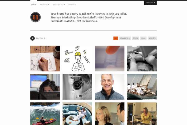 Yin & Yang theme site design template sample