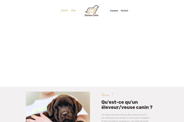 eleveur-canin.com site used Petsland