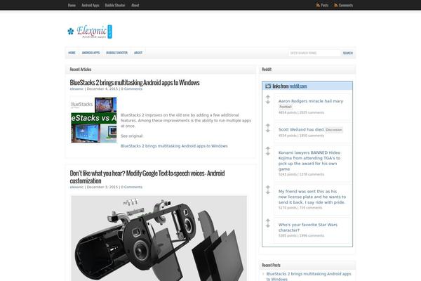 WP-Clear theme site design template sample