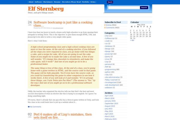 Bloggingpro theme site design template sample