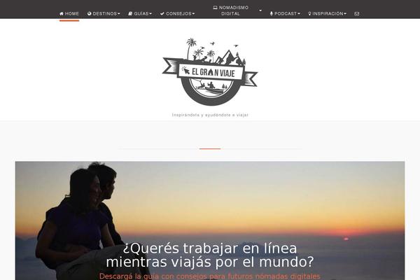 Extra-child theme site design template sample