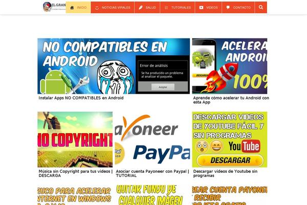 Viralnova theme site design template sample