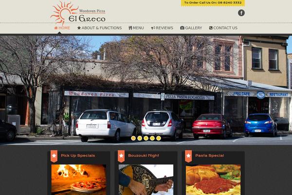 Dine & Drink theme site design template sample