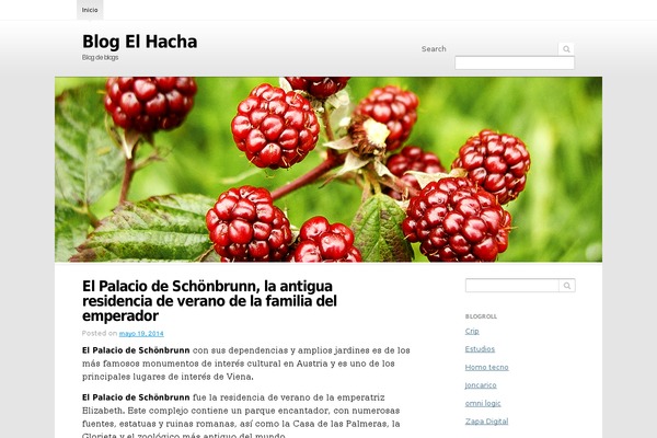 elhacha.es site used Snowberry