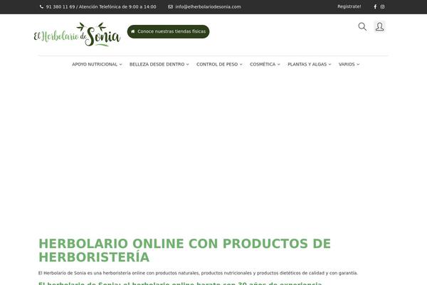 Schon theme site design template sample