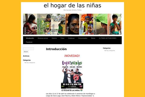 elhogardelasninas.org site used Sliding Door