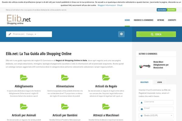 Directory2 theme site design template sample