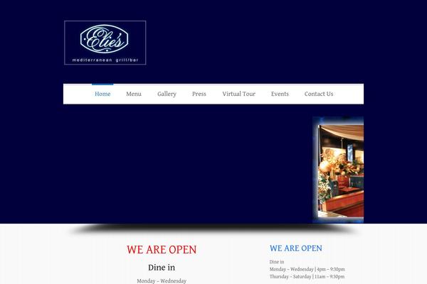 eliesgrill.com site used Clean-retina-pro-2
