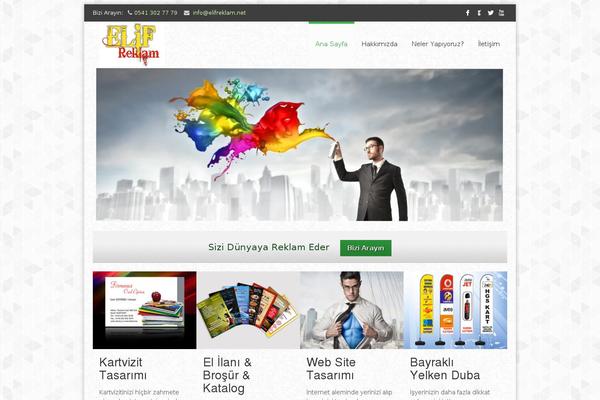 Kora theme site design template sample